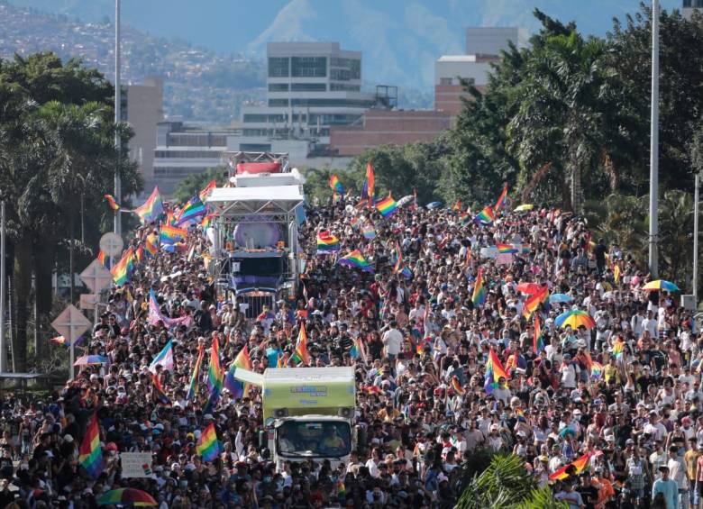 Cerca de 30.000 personas asistieron a la movilización. Foto: Carlos Velásquez