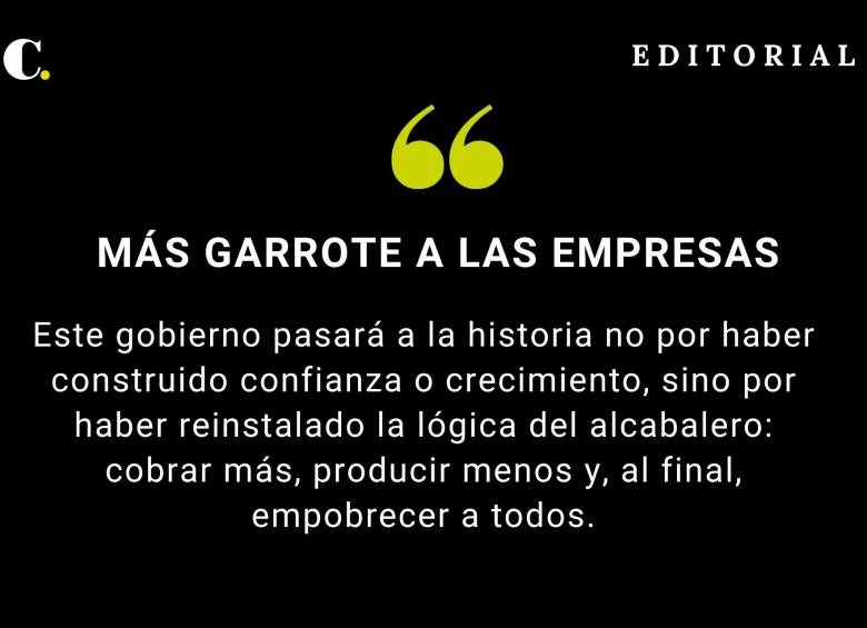 Más garrote a las empresas
