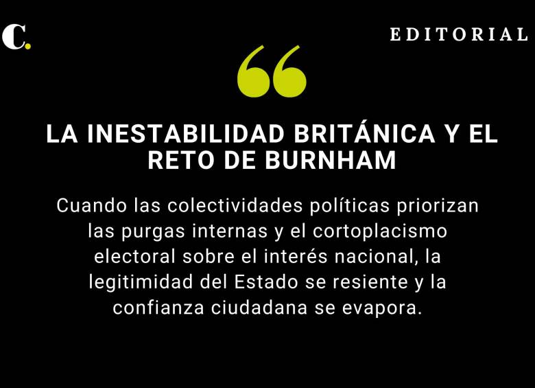 La inestabilidad británica y el reto de Burnham