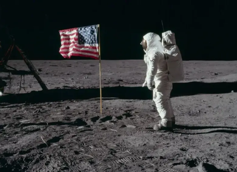 El hombre llegó a la Luna el 20 de julio de 1969, sin embargo, hay grupo de escépticos que ponen en duda esta hazaña. Foto: Nasa