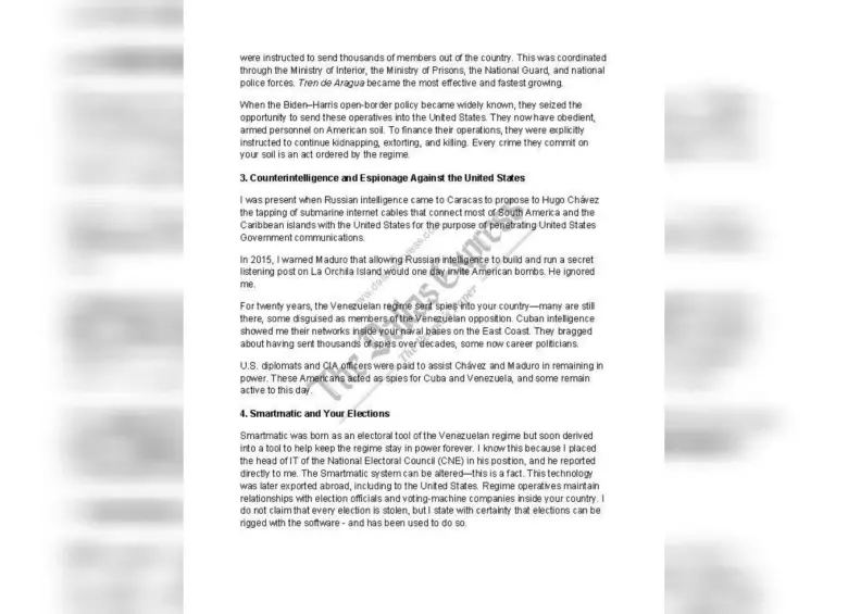 El exjefe de inteligencia reveló el programa usado por el régimen para alterar resultados electorales. Foto: The Dallas Express