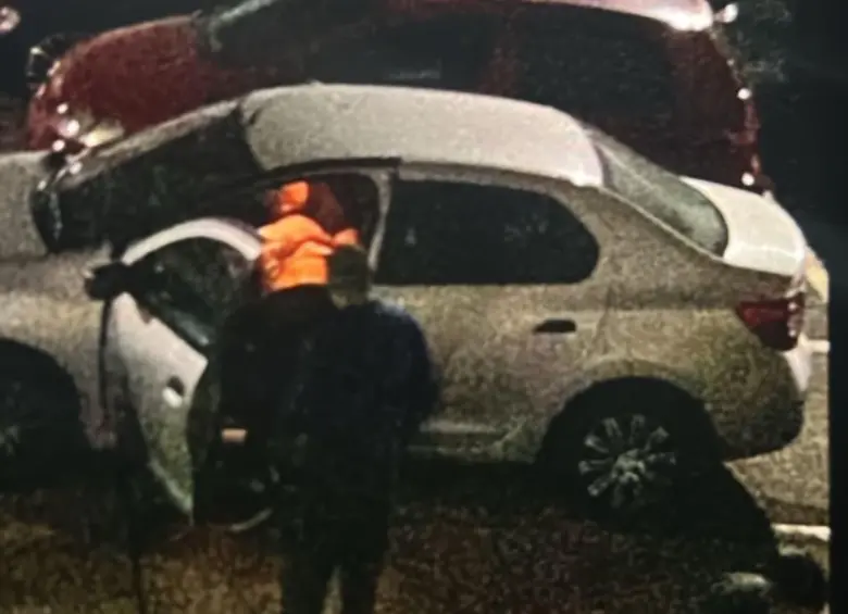 Escena donde fueron hallados sin vida los oficiales. Foto: tomada de redes sociales.