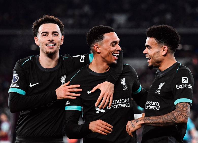 Luis Díaz es el segundo goleador del Liverpool en la presente temporada (8 goles). FOTO: Tomada de X @LFC