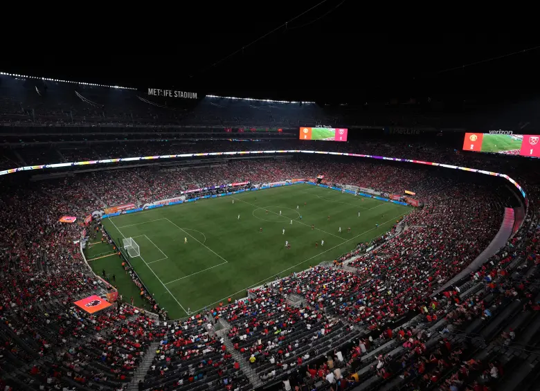 El estadio MetLife de Nueva York será la casa de la final de la Copa del Mundo el 19 de julio, además es el recinto que más partidos tendrá en el mundial con 8 encuentros, entre ellos una semifinal. FOTO getty 