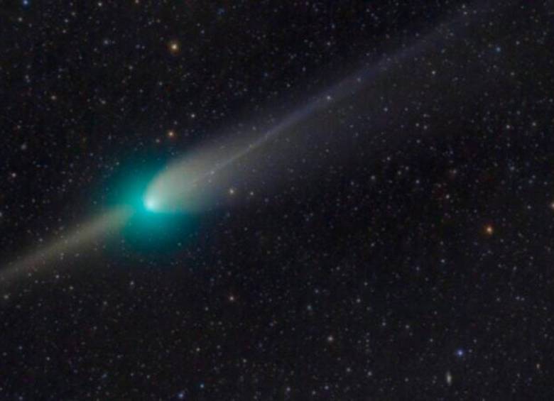 El cometa interestelar 3I/ATLAS (en la imagen) tiñó su atmósfera de verde, un fenómeno nunca visto en objetos similares. FOTO cortesía Nasa