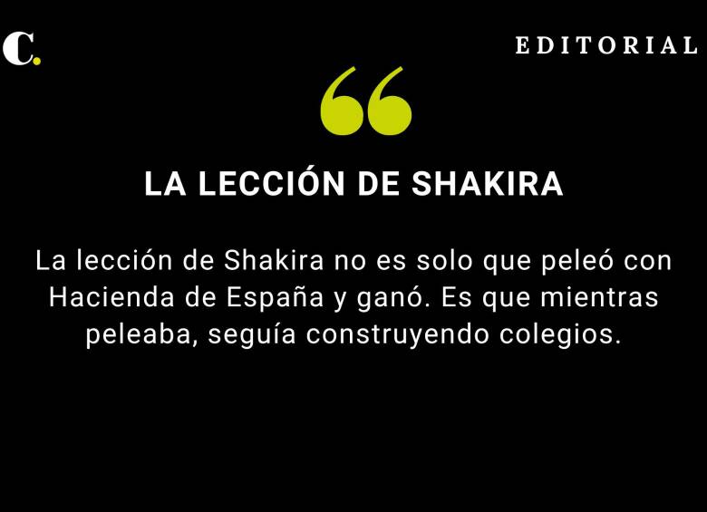 La lección de Shakira