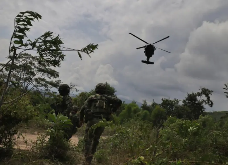 El ataque se produjo tras la captura de alias “Mojano”, señalado cabecilla de la estructura Dagoberto Ramos. Foto: Colprensa
