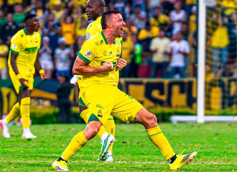 Luciano Pons lleva 5 goles y 5 asistencias con el Bucaramanga en este semestre. FOTO: X ABucaramanga