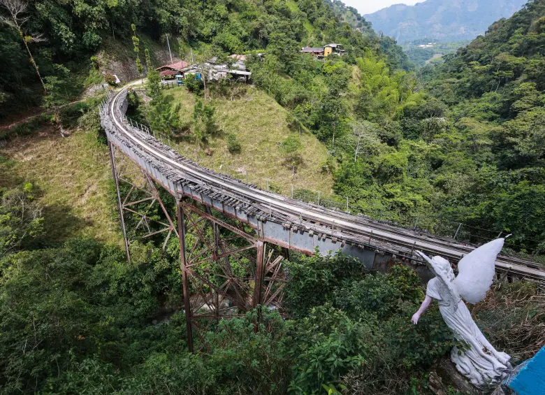 Centenario viaducto del ferrocarril de Amagá. FOTO: MANUEL SALDARRIAGA