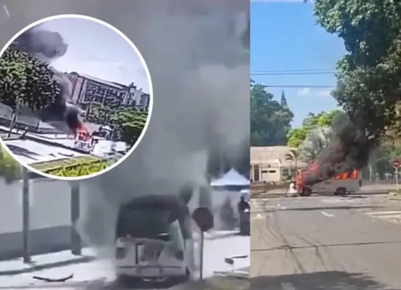 Aunque las heridas no son de gravedad, el rastro de dolor y el miedo se extienden entre los vecinos del Cantón Militar Pichincha en Cali, Valle del Cauca. FOTO: Captura de video de redes sociales