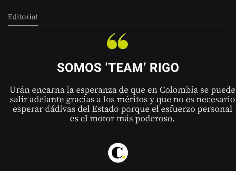 Somos ‘team’ Rigo