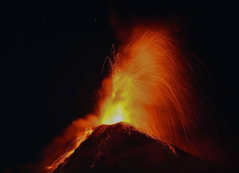 Volcán de Fuego es uno de los más activos en Centroamérica. Foto: AFP