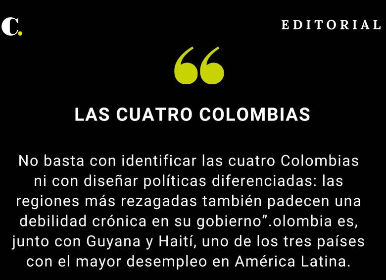 Las cuatro Colombias 