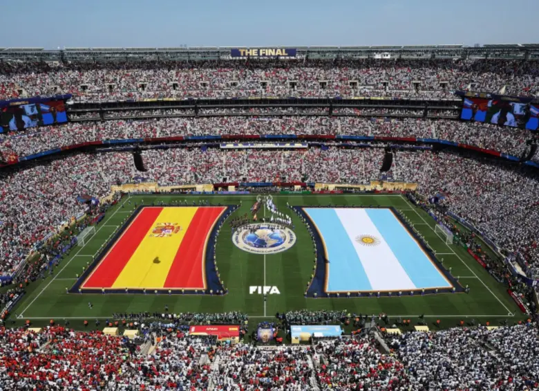 Final del Mundial de Norteamérica 2026 entre España y Argentina. FOTO: Fifa