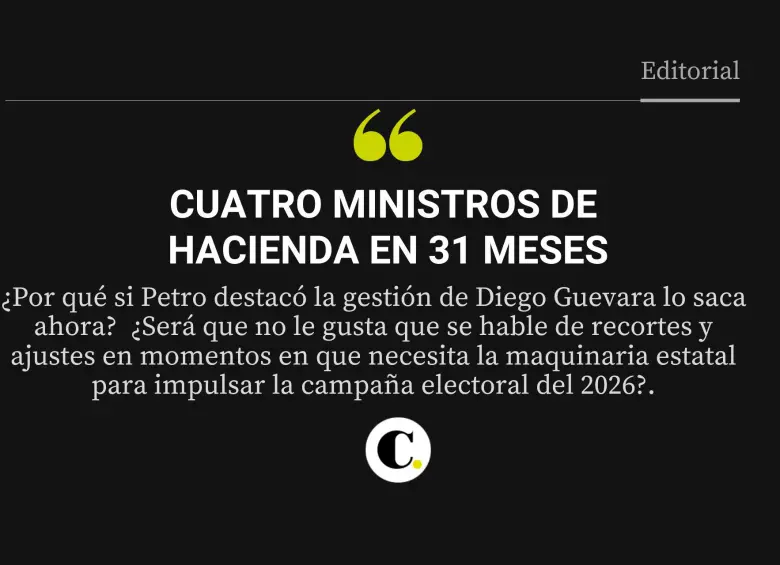 Cuatro ministros de Hacienda en 31 meses