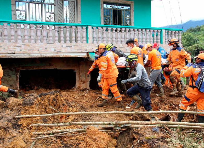La tragedia ocurrió en Mallama, Nariño, el pasado martes. FOTO: COLPRENSA