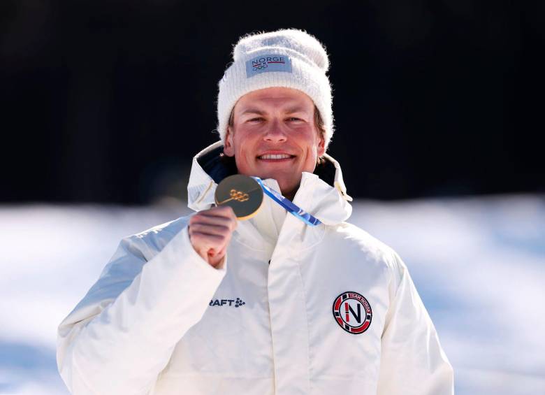 Johannes Klaebo, de 29 años, ya es una leyenda del deporte mundial. FOTO: GETTY