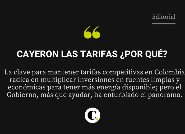 Cayeron las tarifas ¿Por qué?