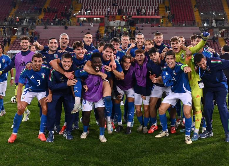 La Selección de Italia tras vencer 4-1 a Israel. FOTO: CUENTA DE X @Azzurri_En