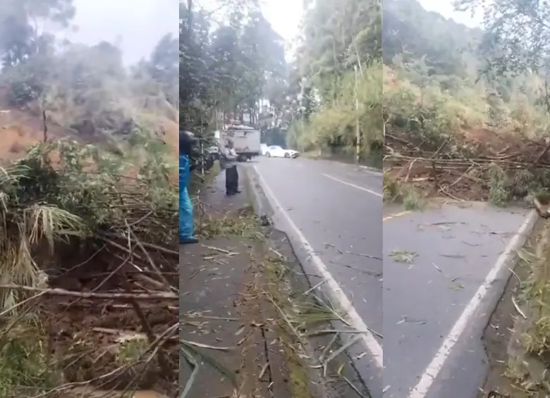 La emergencia causó cierre total y se estiman grandes traumatismos de movilidad en la zona sur de la ciudad. FOTO: CORTESÍA