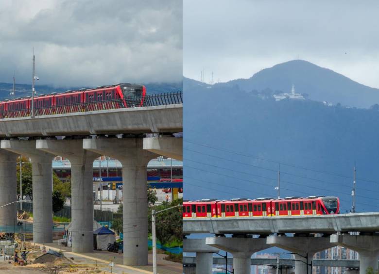 ¡El Metro de Bogotá ya está en movimiento! Así se vio la primera prueba del tren. Foto: Alcaldia de Bogotá