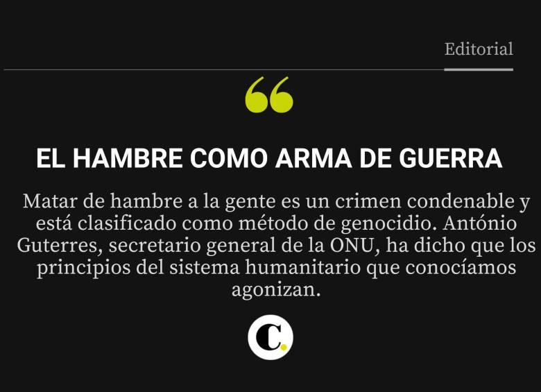 El hambre como arma de guerra