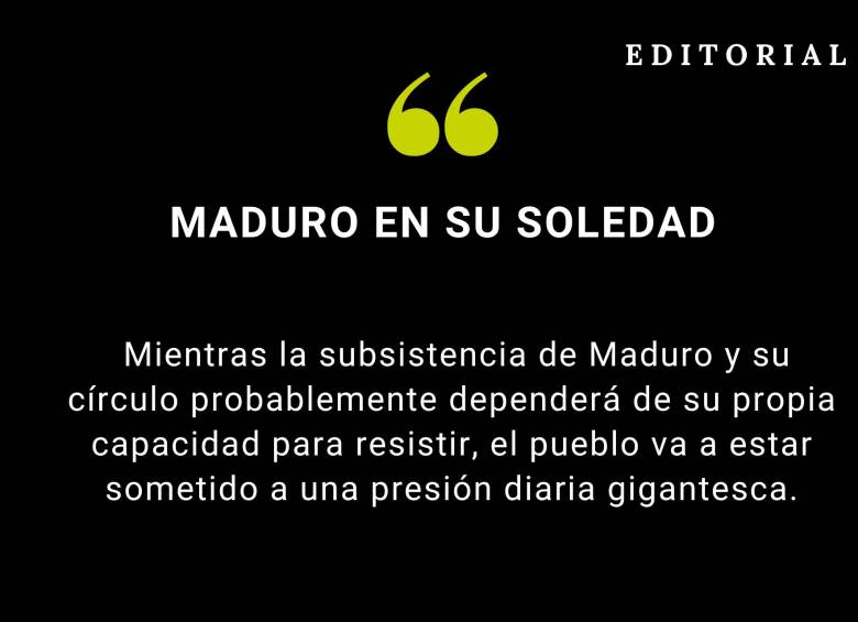Maduro en su soledad