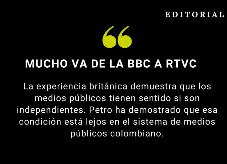 Mucho va de la BBC a RTVC