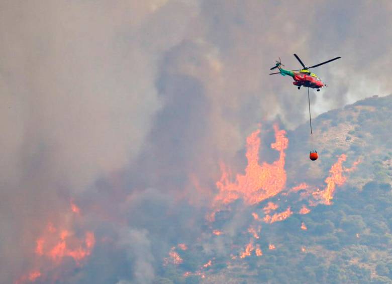 Los incendios en España están generando una emergencia nacional. FOTO: EFE