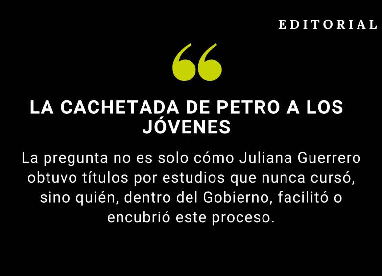 La cachetada de Petro a los jóvenes