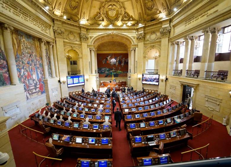 El Salón Elíptico es el principal espacio de debate para la Cámara de Representantes en el Capitolio Nacional. Foto: Archivo Colprensa.