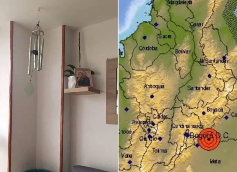 Así fue el temblor de magnitud 6.0 en Colombia este domingo. FOTOS: Tomadas de redes 