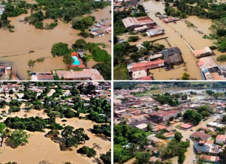 Cinco estados de Venezuela están afectados por fuertes lluevias. FOTO @VGRPC_en Twitter