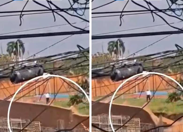 Imágenes de lo sucedido se compartieron a través de redes sociales. Foto: Captura de video