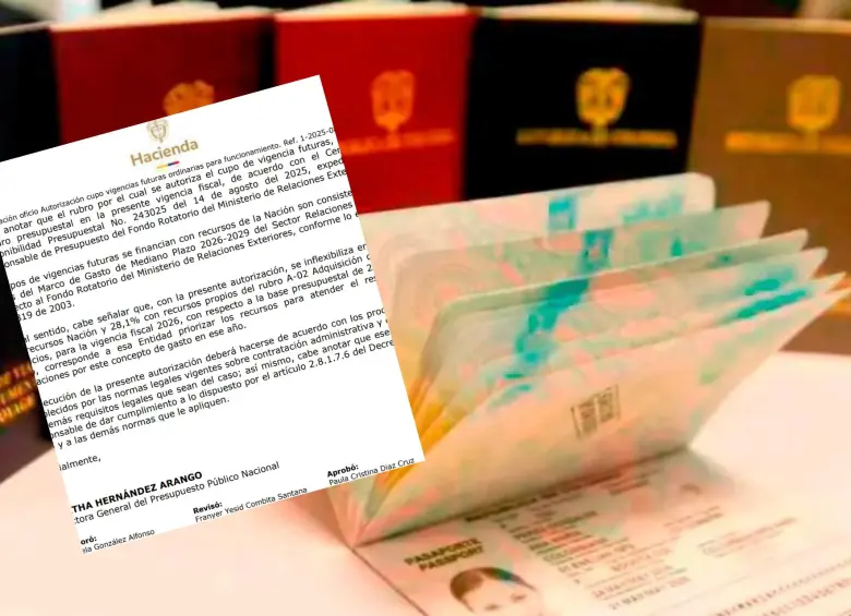 El contrato llega en medio de preocupaciones por la capacidad del Estado de proveer este documento. Foto: Colprensa.