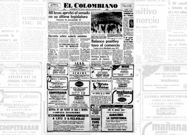 HACE 50 AÑOS: