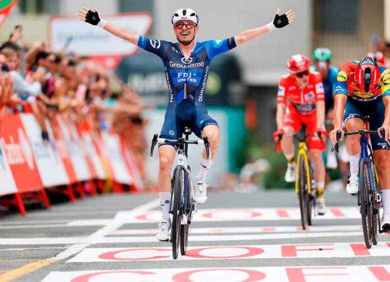 David Gaudu, esperanza de Francia para vencer en la Vuelta a España. FOTO: Tomada de X @lavuelta