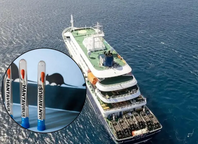 La OMS dio detalles sobre cómo se pudo haber contagiado de hantavirus el llamado paciente cero dentro del crucero que partió desde Argentina. Fotos: AFP