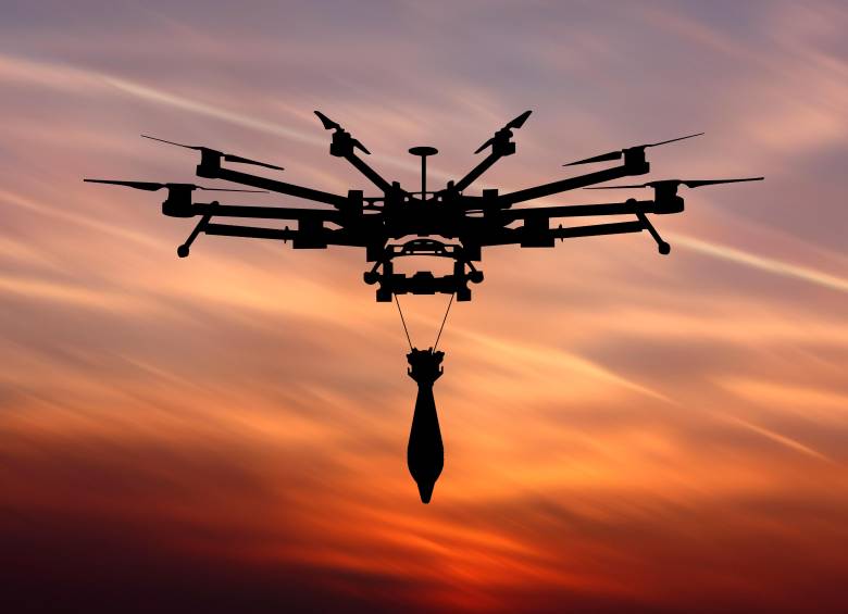 Los drones son modificados con explosivos que pueden ser detonados desde lejos. Foto: GETTY (referencia).