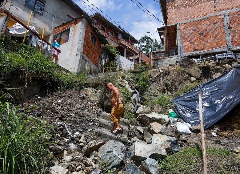 Los habitantes del sector de la parte alta del Picacho piden soluciones urgentes. FOTO DONALDO ZULUAGA
