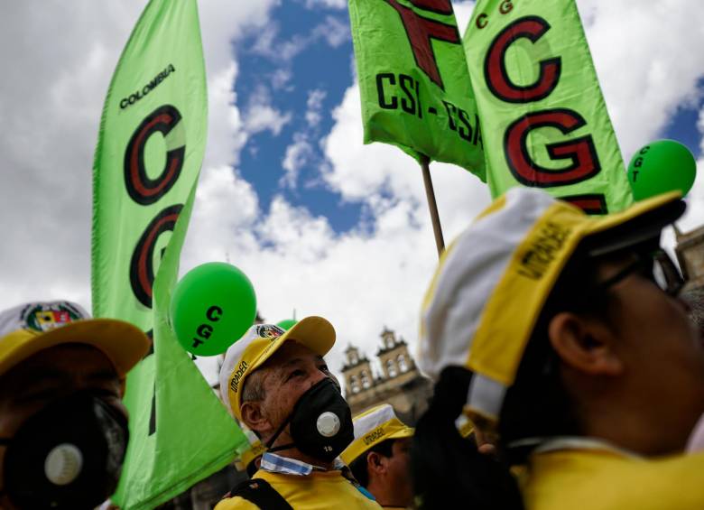 El sindicato denunció una “sistemática violación” a los derechos de libertad sindical emprendida por el Gobierno y el Ministerio del Trabajo. FOTO: COLPRENSA