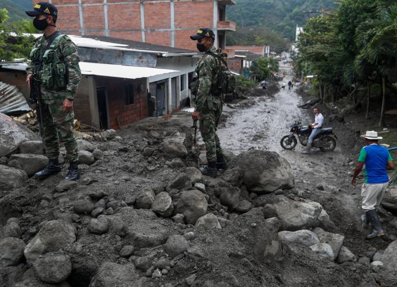 273 familias están en proceso de reubicación por las afectaciones generadas por las crecientes súbitas y riesgos de las quebradas. FOTO MANUEL SALDARRIAGA