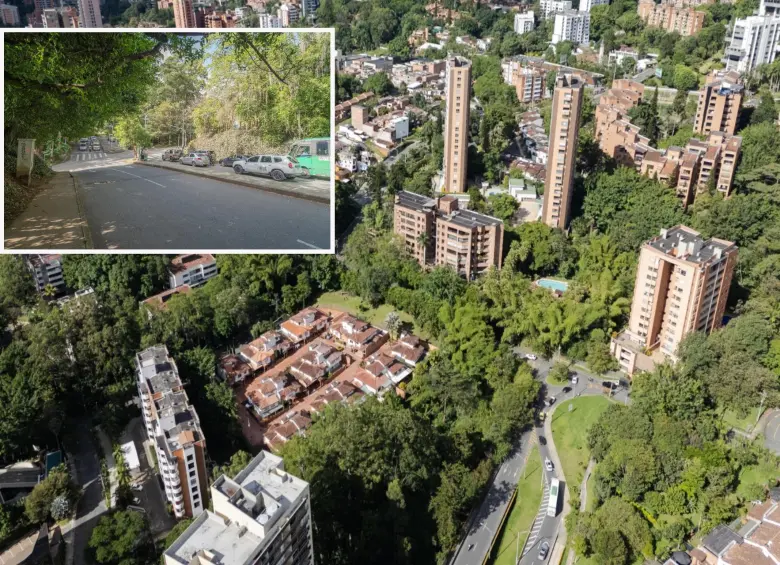 Esta zona de El Poblado será la intervenida con la próxima obra vial. FOTO: Cortesía.