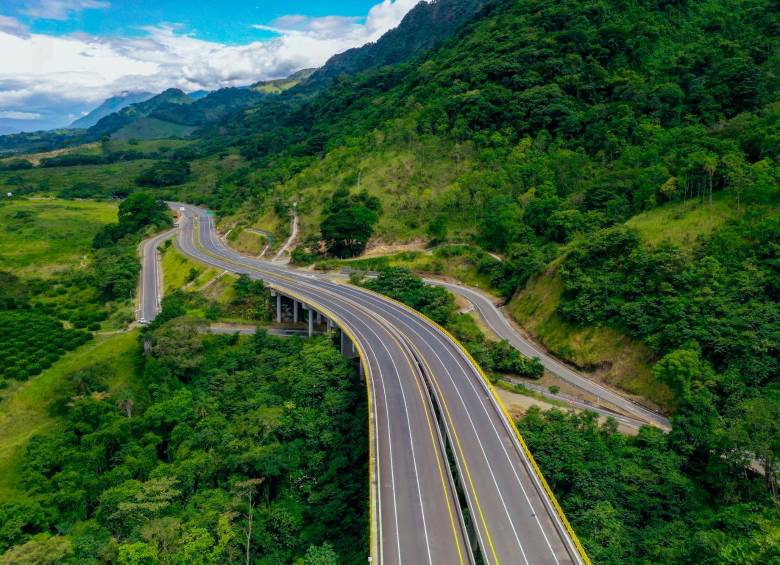 Pacífico 1 es uno de los ejes viales con los que se busca mejorar la conectividad entre el Eje Cafetero con el Urabá y el centro del país. FOTO: ANDRÉS CAMILO SUÁREZ ECHEVERRY