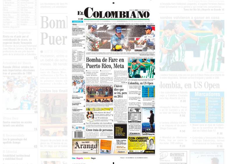 Un día como hoy 25 de agosto