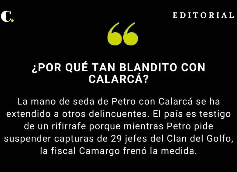 ¿Por qué tan blandito con Calarcá?
