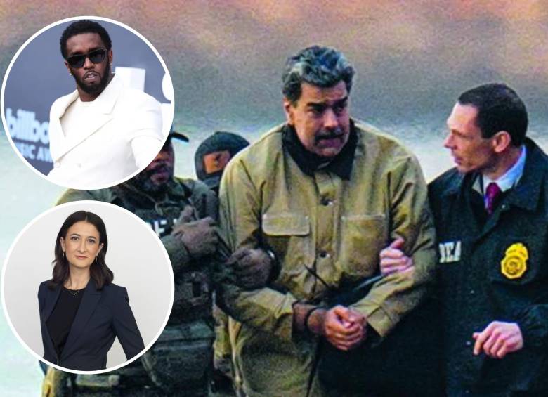 Anna Estevao, abogada en la defensa del rapero Sean “Diddy” Combs, ahora hace parte de la defensoría de Nicolás Maduro. Foto: Getty / AFP / redes sociales