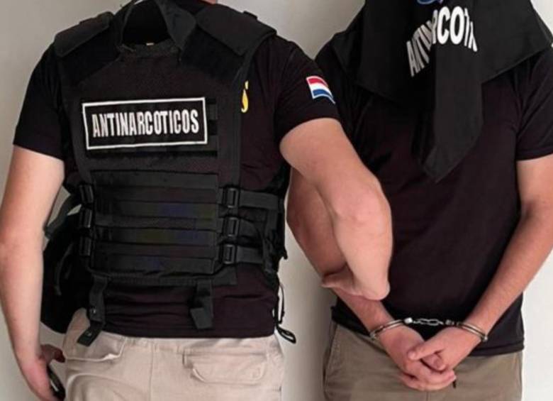 La exfigura del fútbol paraguayo y colombiano fue remitida a la cárcel de Tacumbú bajo cargos de narcotráfico y asociación criminal. FOTO: Policía Nacional del Paraguay
