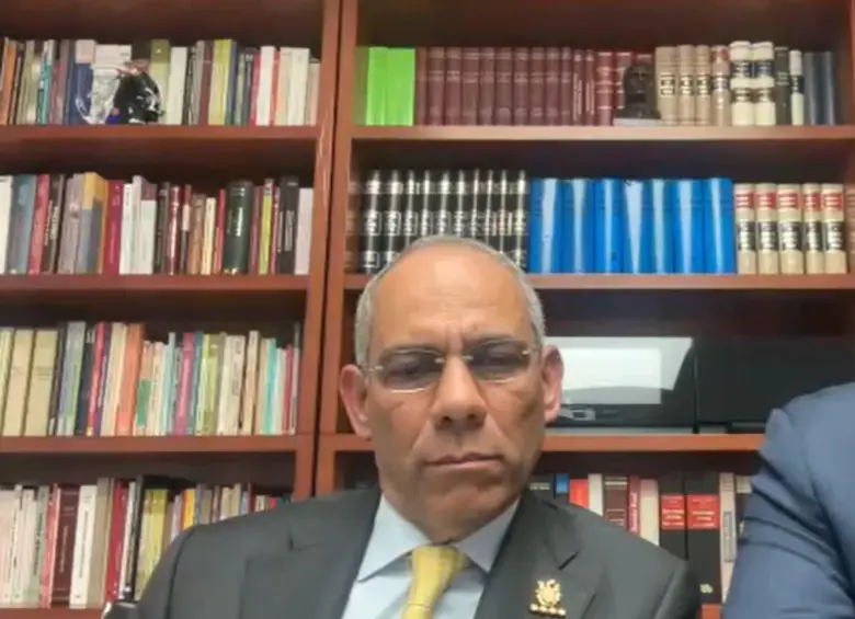 General en retiro Eduardo Zapateiro imputado por el delito de acoso sexual. Foto: captura de pantalla