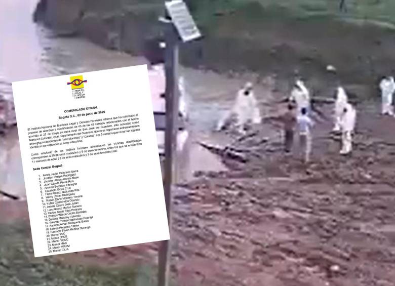 11 menores fueron identificados entre las víctimas tras combates entre disidencias de las FARC. Foto: Medicina Legal / captura de video